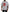 White Amor Heart Cotton Crewneck T-shirt