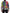 Multicolor Turtleneck Pullover Mohair Sweater
