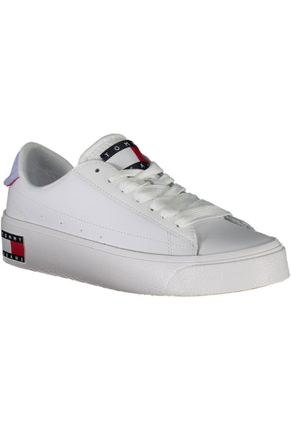 White Leather Women Sneaker