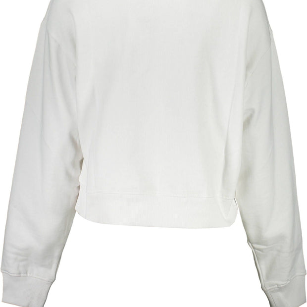 White Cotton Women Sweater