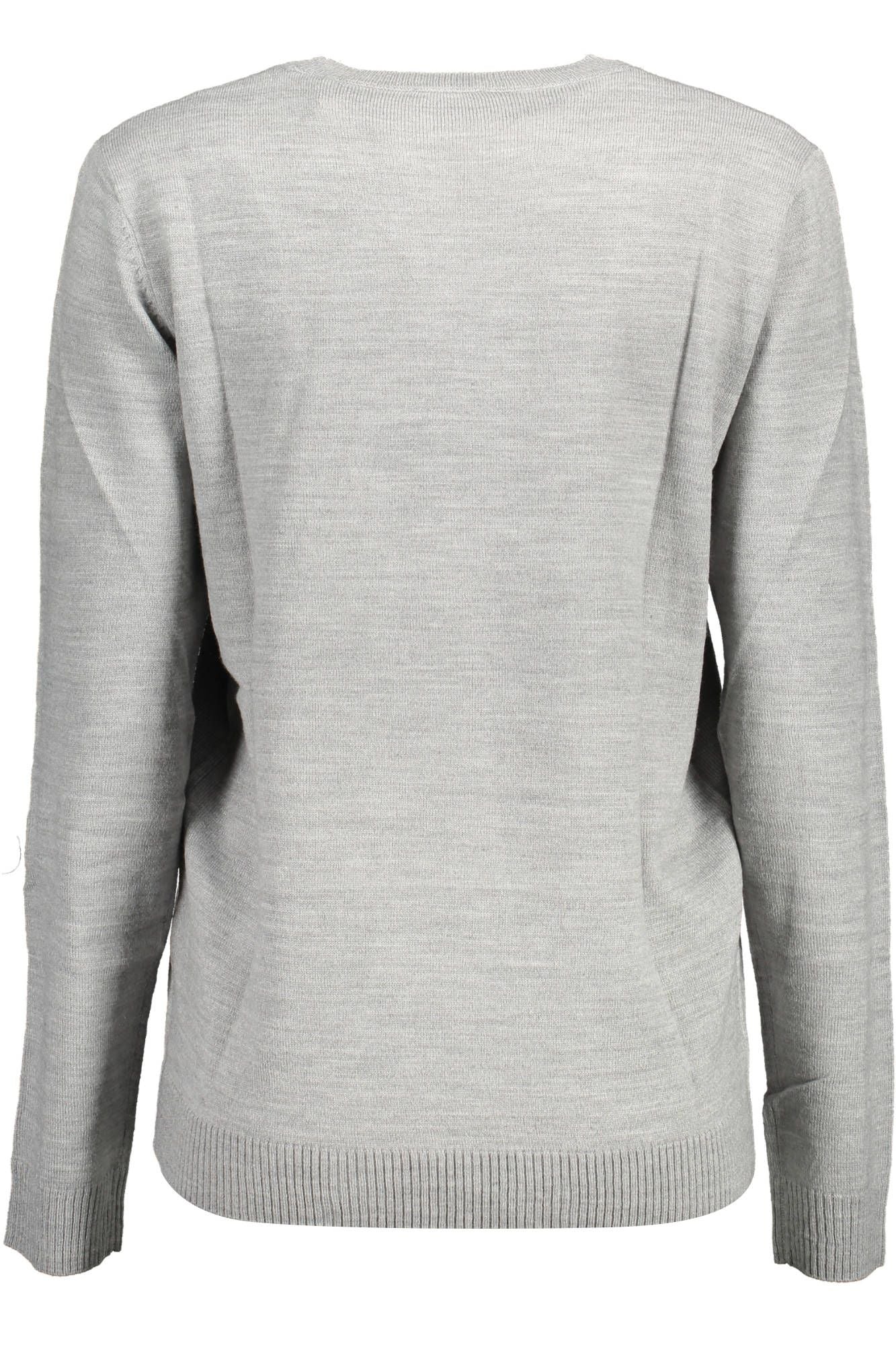 Gray Acrylic Women Sweater