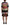 Multicolor Pachwork Floral Sheath Jaquard Mini Gown Dress