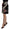 Black Love Clock Sequined Piano Skirt
