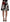 Black Love Clock Sequined Piano Skirt