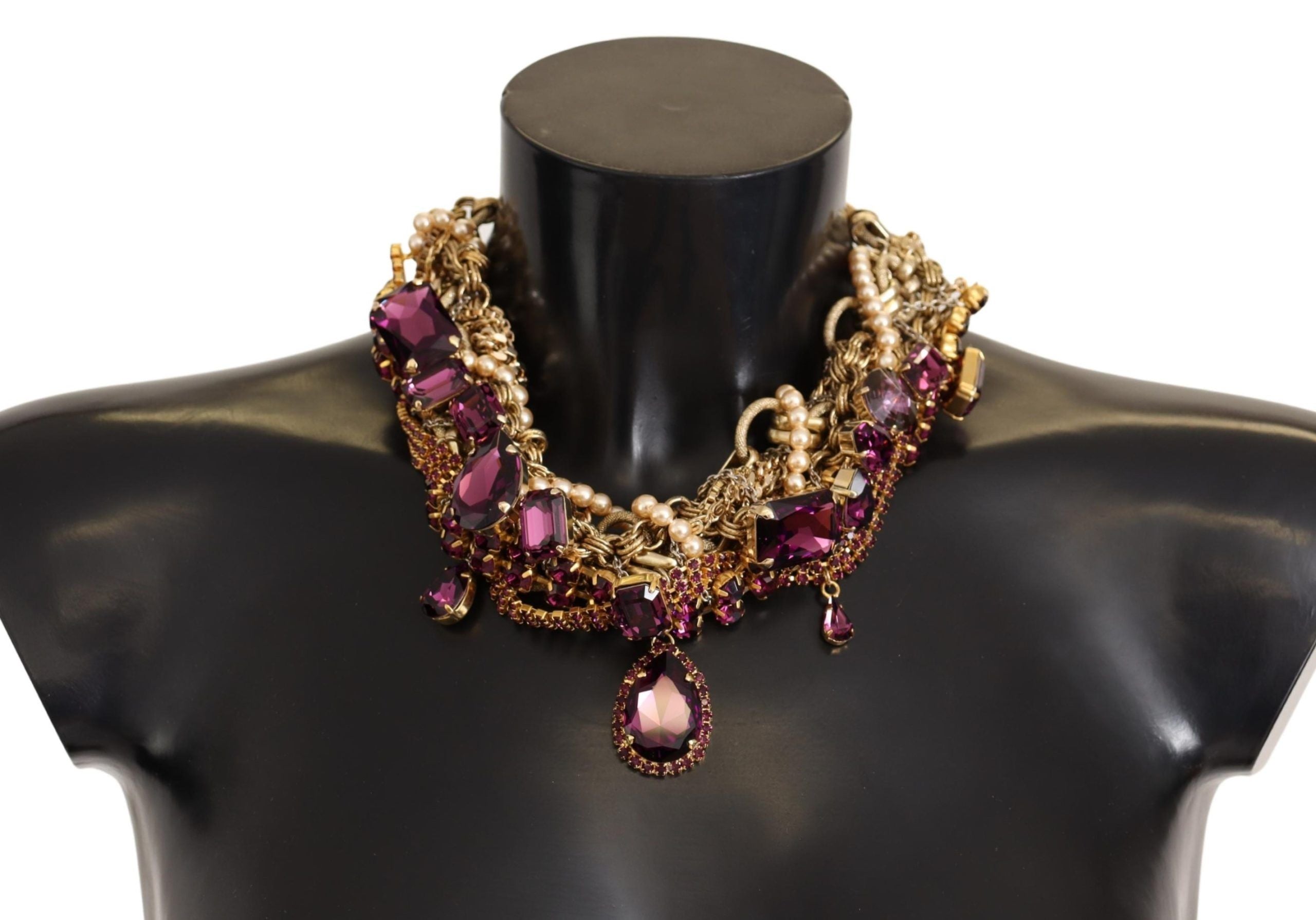 Sicilian Sparkle Gold-Tone Statement Necklace