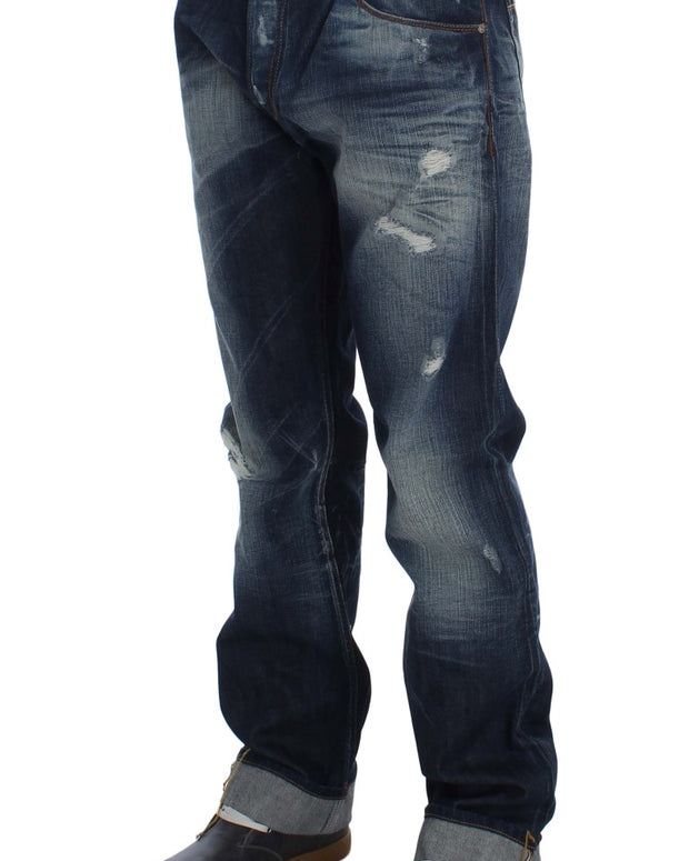 Authentic Regular Fit Blue Wash Jeans