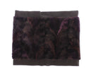 Purple MINK Fur Scarf Foulard Neck Wrap
