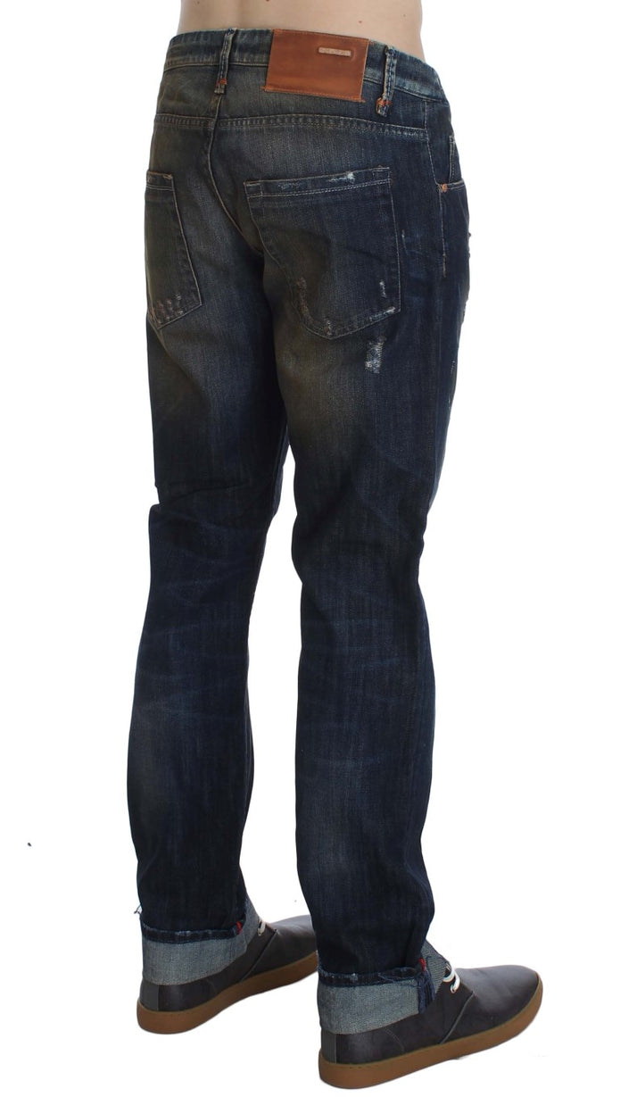 Elegant Straight Fit Men's Denim Jeans