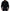 Black Polyester Hooded Blouson Coat Jacket