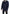 Blue Hooded Double Breasted Coat Jacket
