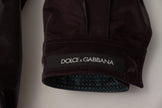 Bordeaux Nylon Collared Men Coat Jacket
