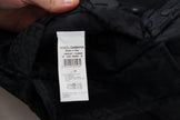 Black Nylon Full Zip Sleeveless Jacket