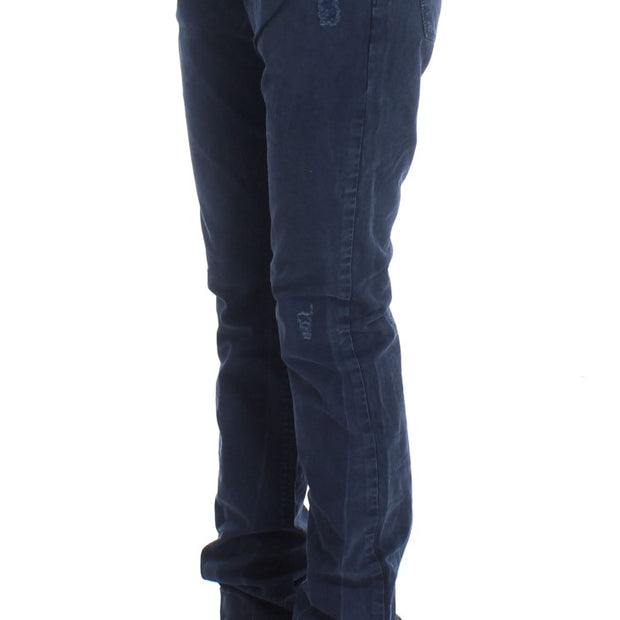 Chic Regular Fit Blue Denim Jeans