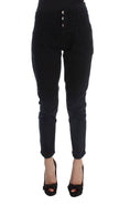 Sleek Slim Fit Black Denim Jeans