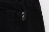 Sleek Slim Fit Black Denim Jeans