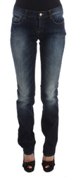 Sleek Slim Fit Blue Designer Jeans