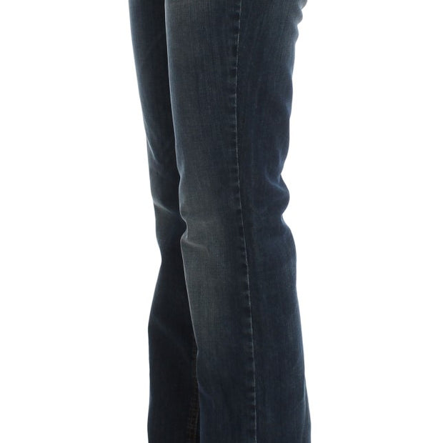 Chic Blue Regular Fit Designer Jeans