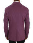 Purple Cashmere Slim Fit Blazer Jacket