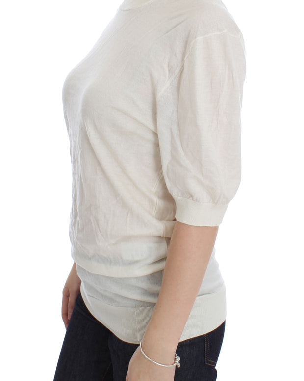 White 100% Cashmere Sweater