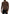 Brown Wool Men V-neck Pullover Sweater