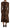 Brown Leopard Wrap A-line Maxi Viscose Dress