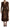 Brown Leopard Wrap A-line Maxi Viscose Dress
