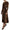 Brown Leopard Wrap A-line Maxi Viscose Dress