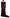Black Floral Roses A-Line Sheath Gown Dress