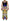 Multicolor Printed Snow Trouser Pants