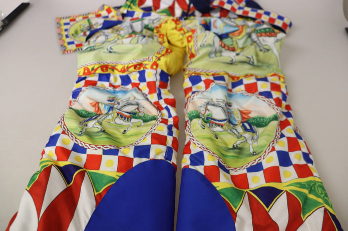 Multicolor Printed Snow Trouser Pants