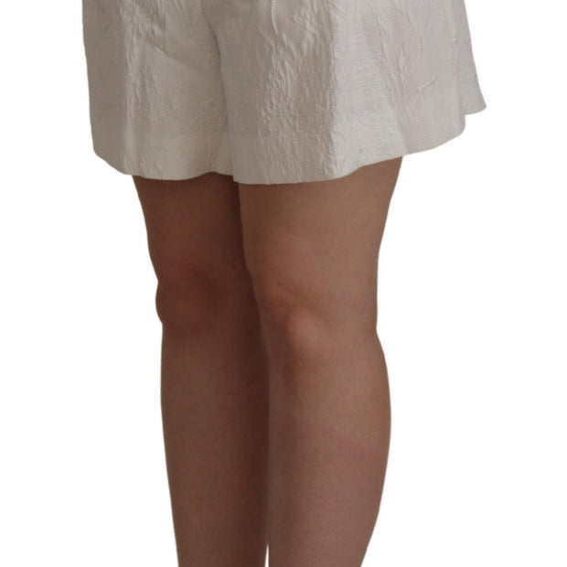 Elegant High Waist White Culotte Shorts