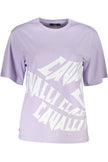 Purple Cotton Women T-Shirt