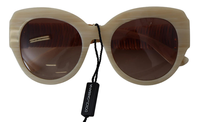 Beige Chic Acetate Women's Sunglasses