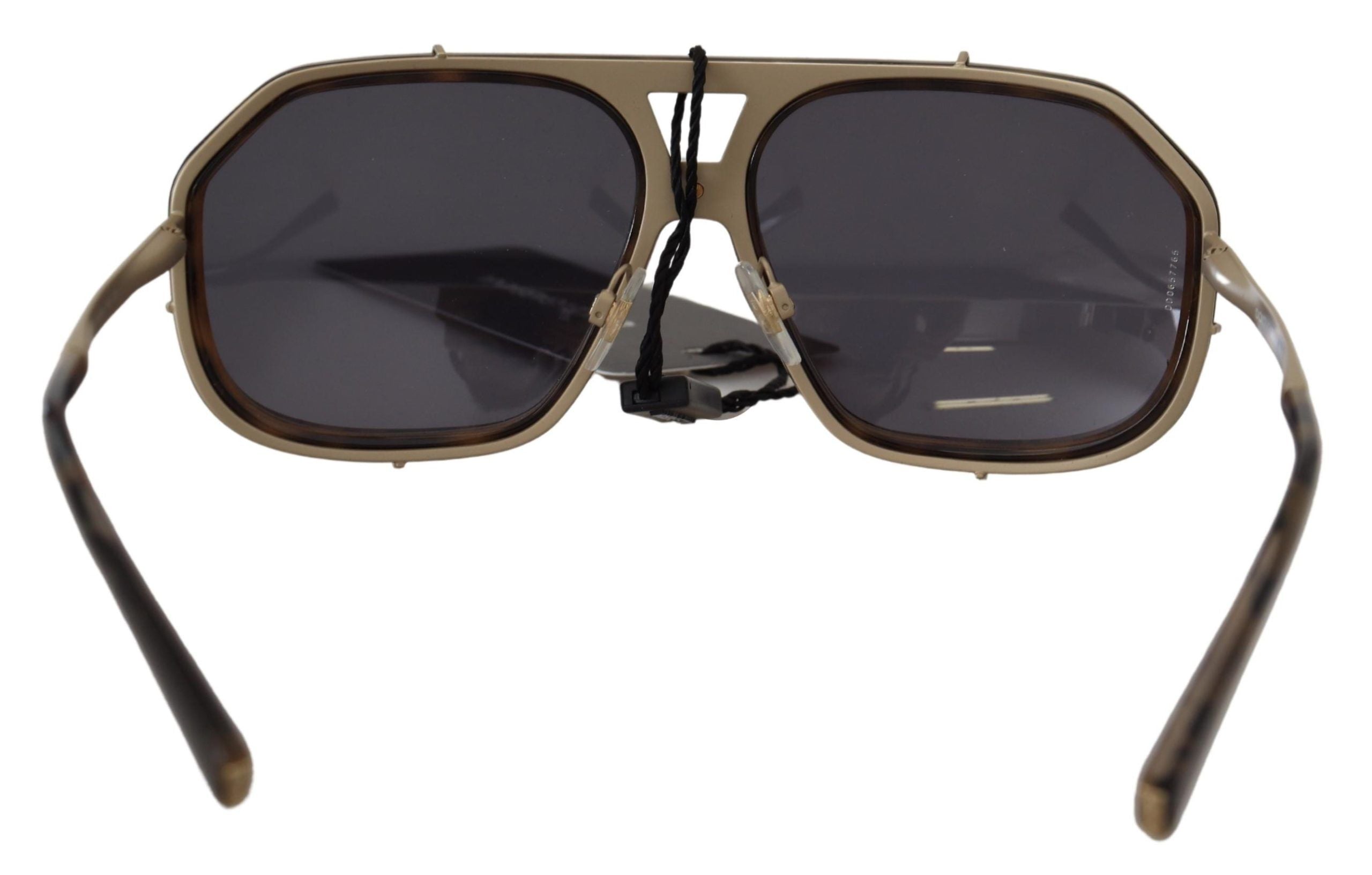 Chic Aviator Mirrored Brown Sunglasses