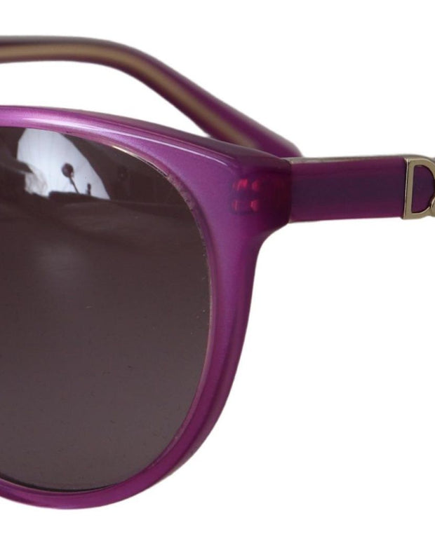 Purple Acetate Frame Round Shades DG4171P Sunglasses