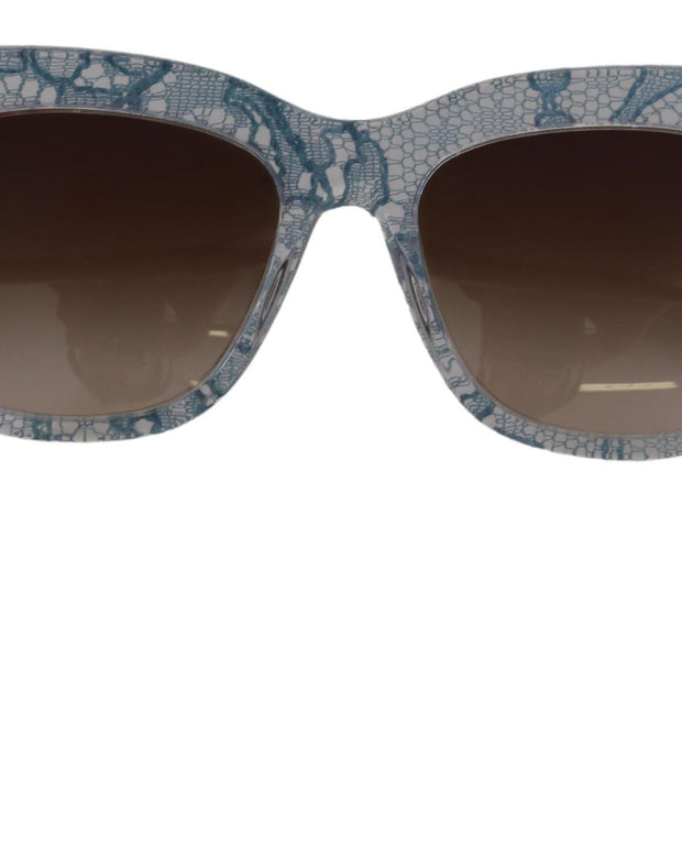 Blue Lace Acetate Rectangle DG4231 Shades Sunglasses