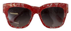 Sicilian Lace Accented Designer Sunglasses