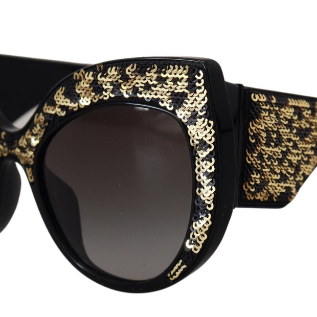 Butterfly Polarized Sequin Sunglasses