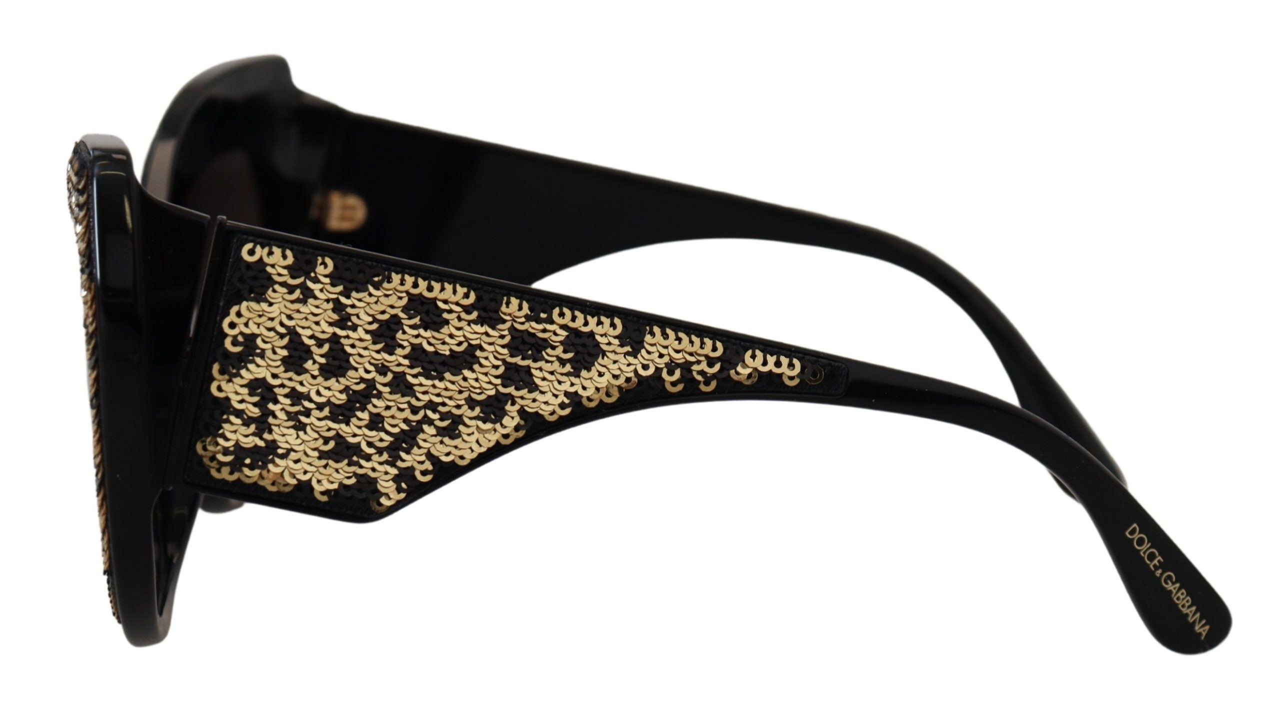 Butterfly Polarized Sequin Sunglasses