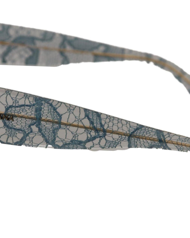 Blue Lace Acetate Crystal Butterfly DG4231 Sunglasses