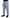 Blue Cotton Stretch Trousers Chinos Pants