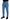 Blue Cotton Silk Trousers Chinos Pants
