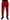 Red Cotton Slim Fit Trousers Chinos Pants