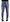Blue Striped Silk Cotton Slim Trousers Pants