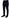Blue Linen Cotton Slim Trousers Chinos Pants