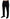 Black Loose Regular Torn Cotton Jeans