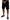 Black Cotton Bermuda Cargo Shorts
