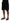 Black Cotton Bermuda Cargo Shorts