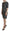 Black Gray Jacquard Sheath Bodycon Dress