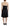 Black Silk Shift Short Mini Party Dress